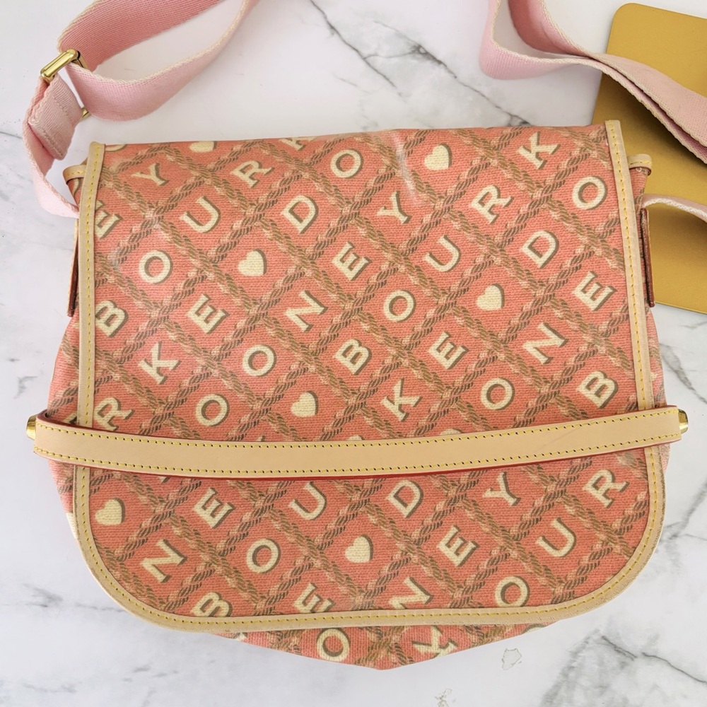Dooney & Bourke Pink Crossbody Bag with Adjustable Strap